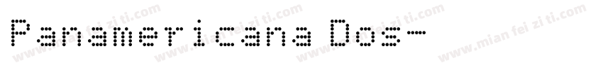 Panamericana Dos字体转换